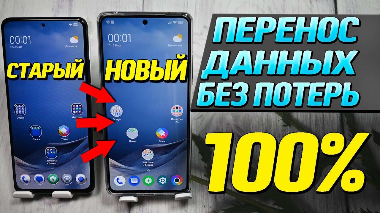 Перенос данных со старого смартфона на новый