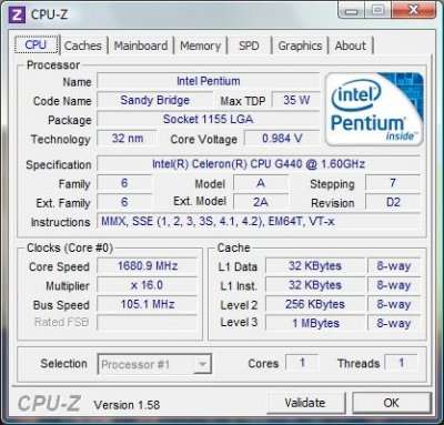 Разгон Intel Celeron G440: плохая идея и альтернативные решения