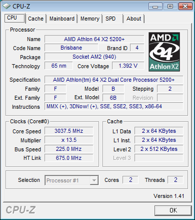 Разгон процессора Athlon 5200